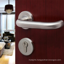 Luxury Interior door lock Stainless steel rigid semicircle handle